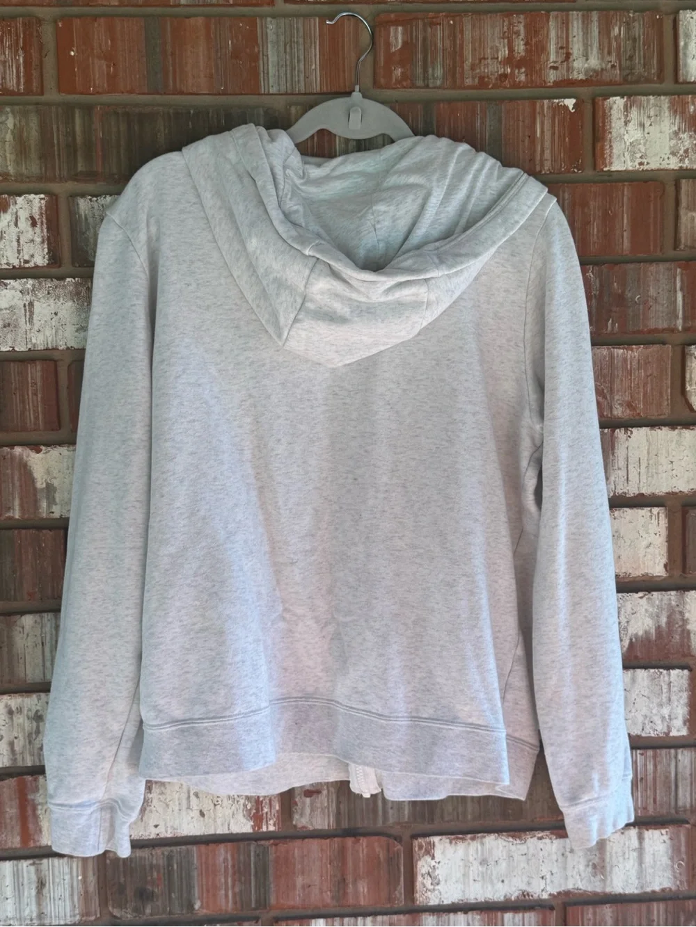 Nike Sportswear Full Zip Hoodie Heather Gray Women’s Large